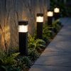 LED Solarlampen, IP44, grau, H 38,5cm, 8er Set Bild 4