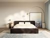 Selsey 'Tilves Low'Polsterbett 160x200 mit Bettkasten und Lattenrost, Velours, braun Bild 2