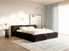 Selsey 'Tilves Low'Polsterbett 160x200 mit Bettkasten und Lattenrost, Velours, braun Bild 3