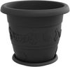 vidaXL Blumentöpfe 6 pcs Schwarz Ø 34 x 28 cm Kunststoff 3403278 Bild 5