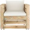 vidaXL 2-tlg. Garten-Lounge-Set mit Kissen Grün Imprägniertes Holz 3074533 Bild 3