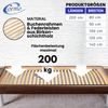 Coemo XXL Big Size Lattenrost 120x200 cm extra stabil bis 200 kg Selbstmontage Bild 5
