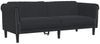 vidaXL 3-tlg. Sofagarnitur Schwarz Samt 3209214 Bild 5