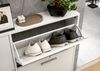 Carryhome 'SAM' Schuhkipper mit 3 Klappen, Holznachbildung weiß, 59 x 103 x 17 cm, Platz für 9 Paar Schuhe Bild 2