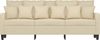 vidaXL 3-Sitzer-Sofa Creme 180 cm Stoff 359277 Bild 3