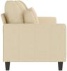 vidaXL 3-Sitzer-Sofa Creme 180 cm Stoff 359277 Bild 4
