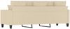 vidaXL 3-Sitzer-Sofa Creme 180 cm Stoff 359277 Bild 5