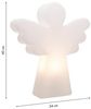 8 seasons design LED Dekofigur Shining Angel, Solar, LED fest integriert, Tageslichtweiß, 40 cm weiß für In- und Outdoor Bild 2