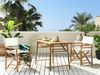Beliani 'MOLISE' Gartentisch, Bambusholz Heller Holzfarbton Bild 3