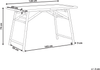 Beliani 'MOLISE' Gartentisch, Bambusholz Heller Holzfarbton Bild 2