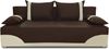 Bettsofa Dario - Klappsofa mit Schlaffunktion und Bettkasten, Schlafsofa, Sofa, Schlafcouch (Braun + Beige (Neo 06 + Dolaro 100)) Bild 2