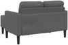 vidaXL 2-Sitzer-Sofa mit Chaiselongue L-Form Grau 125 cm Kunstleder 4107085 Bild 5