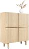Highboard Azulo, Holz, Holzfarben, 120 x 140 x 42 cm Bild 1