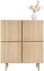 Highboard Azulo, Holz, Holzfarben, 120 x 140 x 42 cm Bild 2