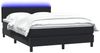 vidaXL Boxspringbett mit Matratze & LED Schwarz 160x210 cm Samt 3317081 Bild 3