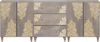vidaXL Badezimmerschrank-Set 3 pcs Grau und Gold 180 x 33 x 75 cm 3310152 Bild 5