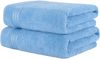 HAMMETEX Saunatuch Hammetex 2er Set extra große Saunatücher, Frottier (Packung, 2-St), 100% Baumwolle – Weich & Saugfähig – Luxuriöse Große Spa-Badetücher Bild 2