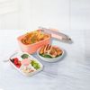 FOUORTUNATE-BEE Lunchbox Lunchbox 2000 ml für Kinder und Erwachsene, auslaufsicher mit Fächern, Ideal für Schule, Picknick oder Salate – praktische Bento-Box Bild 3