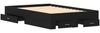 vidaXL Bettrahmen Schwarz Eichen-Optik 120 x 190 cm Holzwerkstoff 3333980 Bild 4