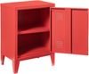 Nachtschrank Inari Türgriff links Stahl Rot [en. casa] Bild 4