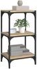 vidaXL Bücherregal Sonoma-Eiche 40x33x70,5 cm Holzwerkstoff und Stahl 819308 Bild 4