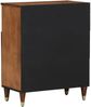 Sideboard, Kommode mit Regal Braun 60 x 33 x 75 cm Massivholz Mango j2039p Bild 5
