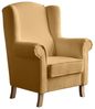 Beautysofa Ohrensessel Leonardo (mit Holzbeine, Wellenfedern) Bild 4