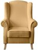 Beautysofa Ohrensessel Leonardo (mit Holzbeine, Wellenfedern) Bild 2