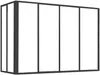 Vente-unique - BAYVIEW Innenglaswand MetallGlas Schwarz - B 60 cm x H 130 cm x L 120 cm Bild 2