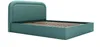 Vente-unique - FIREZA Bett Stoff Blau - B 215 cm x H 90 cm x L 172 cm Bild 3