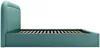 Vente-unique - FIREZA Bett Stoff Blau - B 215 cm x H 90 cm x L 172 cm Bild 5