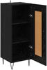 vidaXL Sideboard Schwarz Eichen-Optik 34,5 x 34 x 90 cm 881650 Bild 5