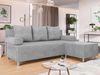 'Dover' Schlafsofa, mit Polsterhocker, Cord, Grau, 86 x 80 x 80 cm Bild 2