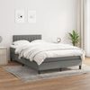 vidaXL Boxspringbett mit Matratze Dunkelgrau 120x190 cm Stoff 3269738 Bild 3