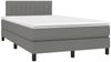 vidaXL Boxspringbett mit Matratze Dunkelgrau 120x190 cm Stoff 3269738 Bild 2