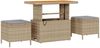 vidaXL Garten-Sofa-Set mit Kissen 12 pcs Beige und Hellgrau 3364257 Bild 4