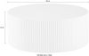 SalesFever Couchtisch New Orleans Stilvoller Couchtisch (Set, 1-St), mit umlaufender Rillenstruktur Bild 4