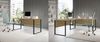 Schreibtisch >Amanda< in Eiche Artisan Dekor - 170 x 77 x 73 cm (B/H/T) Bild 4