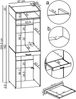Roomart Waschmaschinenschrank für Trockner & Waschmaschine - SERIE DUO-I- 67 cm breit, mit Ausziehbrett • Waschturm für Waschküche & Hauswirtschaftsraum • Eiche Bild 5