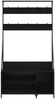 vidaXL Kleiderständer mit Regal Schwarz Eichen-Optik 100 x 41 x 184 cm 882891 Bild 5