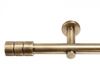 Deco-Raum® Gardinenstange Zylinder 25mm 1-läufig | Länge: 390cm | Material: Metall | Farbe: Bild 2