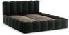 Micadoni Stauraumbett mit Kopfteil Lupine Boucle Baloo Schwarz 200x200 Bild 2