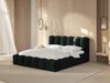 Micadoni Stauraumbett mit Kopfteil Lupine Boucle Baloo Schwarz 200x200 Bild 5