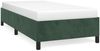vidaXL Boxspringbett, 100x200 cm, Dunkelgrün, Samt, Schwarz Bild 2