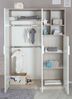 roba Kinderkleiderschrank 3-türig 'Olaf' - Regal integriert - Weiß / Luna Elm Bild 5