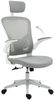 Ergonomischer Bürostuhl 65 x 64 x 114-122 cm mit Kopfstütze, Wippfunktion und Netzrückenlehne Bild 3