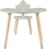 Kinderschreibtisch mit Stuhl Lallega Mond- und Stern-Design Mintgrün [en. casa] Bild 5