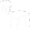 Kinderschreibtisch mit Stuhl Lallega Mond- und Stern-Design Mintgrün [en. casa] Bild 3
