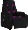 vidaXL Massagesessel Elektrisch Schwarz Stoff 3303024 Bild 3