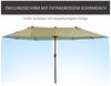 Outsunny Sonnenschirm Terrassenschirm mit Handkurbel, LxB: 460x270 cm, Doppelsonnenschirm, Gartenschirm, ohne Schirmständer Bild 3